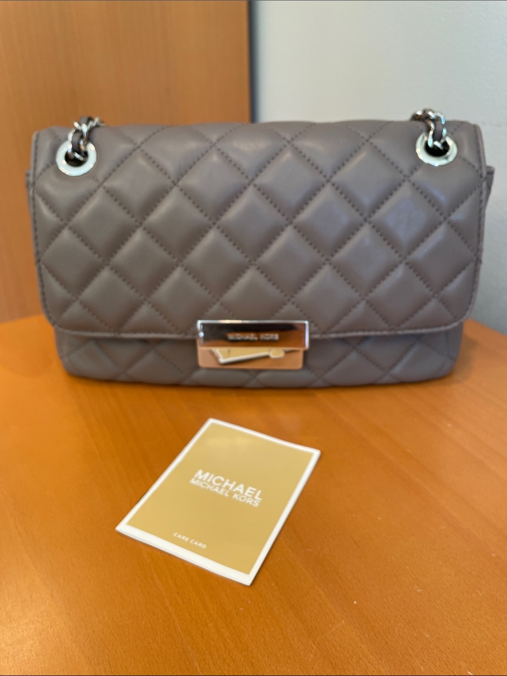 Michael Kors Quilted Sloan shoulder/ crossbody handbag